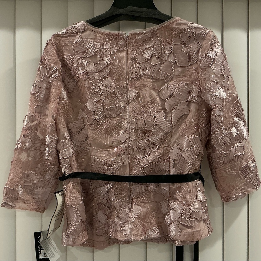 Alex Evenings
Women's 3/4 Sleeve Soutache Blouse - Picture 5 of 5